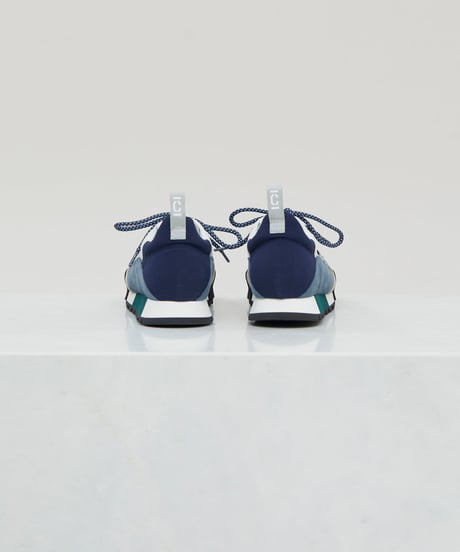 【残り僅か】CLOSED Unisex レースアップスニーカー/Blue slate