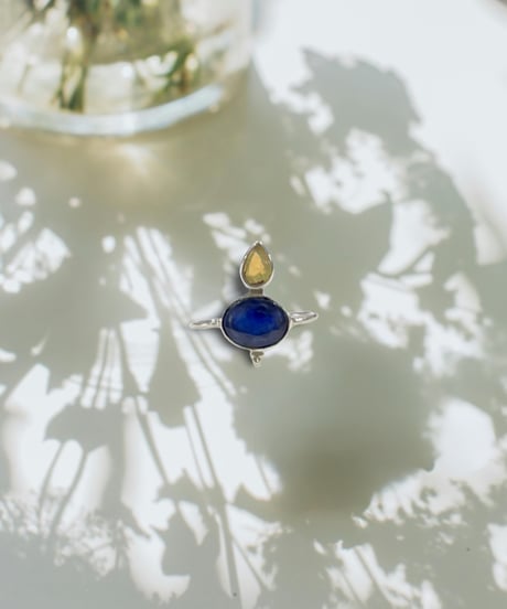【残り僅か】nina des criquets/Tanzanite & Opal ring/4sr-13