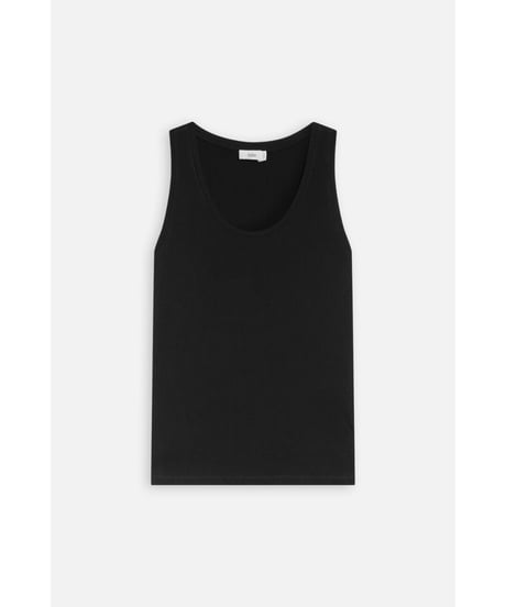 【残り僅か】CLOSED/LOGOタンクトップカットソー/Black, White