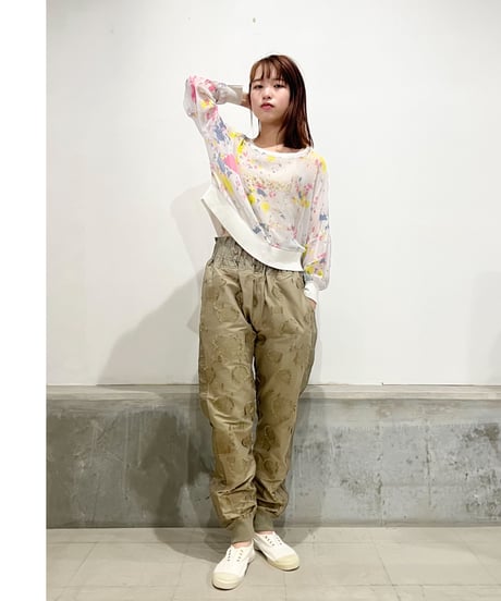 SPOLOGUM  Unisex ベルト付きベージュ/パンツ
