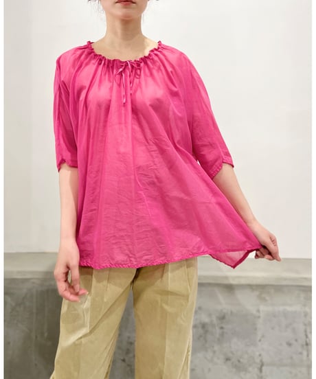 Lady'sコットンボイルトップス(ヴィヴィッド)/HannohWessel/38