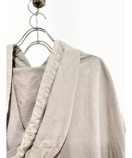 Box Big Tee フーディー/Cotton100%/Dust