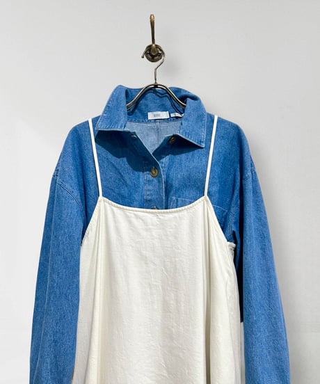 CLOSED/オーガニックデニムドレス/Ecru