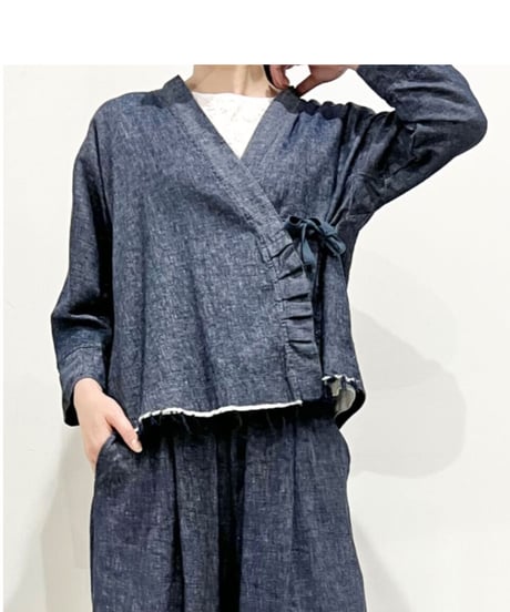 Mamab./リネンジャケット/デニム