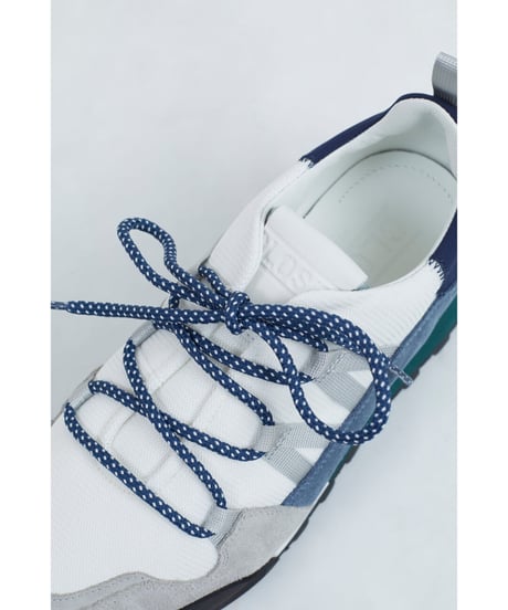 【残り僅か】CLOSED Unisex レースアップスニーカー/Blue slate