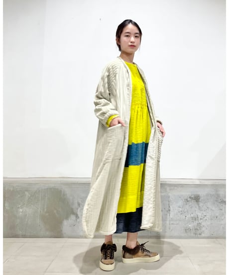 【残り僅か】elsa esturgie/ｺｯﾄﾝ100%ｺｰﾃﾞｭﾛｲｺｰﾄ/ﾗｲﾑｸﾞﾘｰﾝ