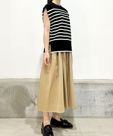 CLOSED/ニットベスト/Black stripes
