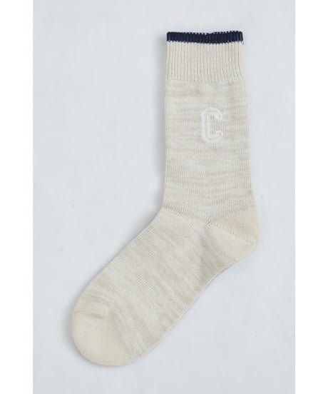 【残り僅か】CLOSED Men's オーガニックコットンソックス／Grain beige