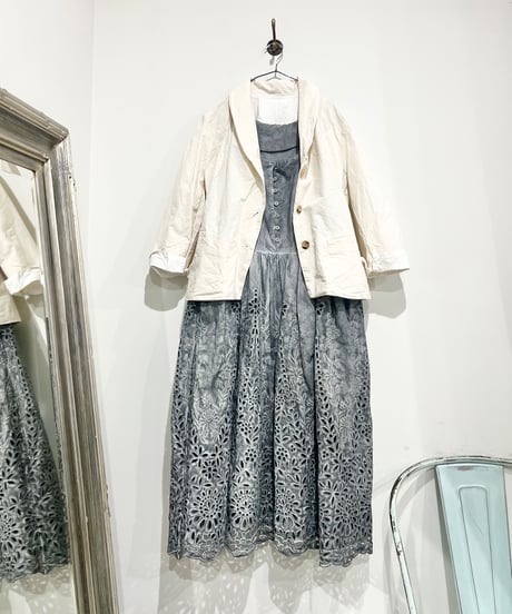 HannohWessel /バイオ&リサイクルコットンジャケット/Ivory