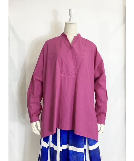 Lady'sコットントップス（マゼンタ)/HannohWessel  38