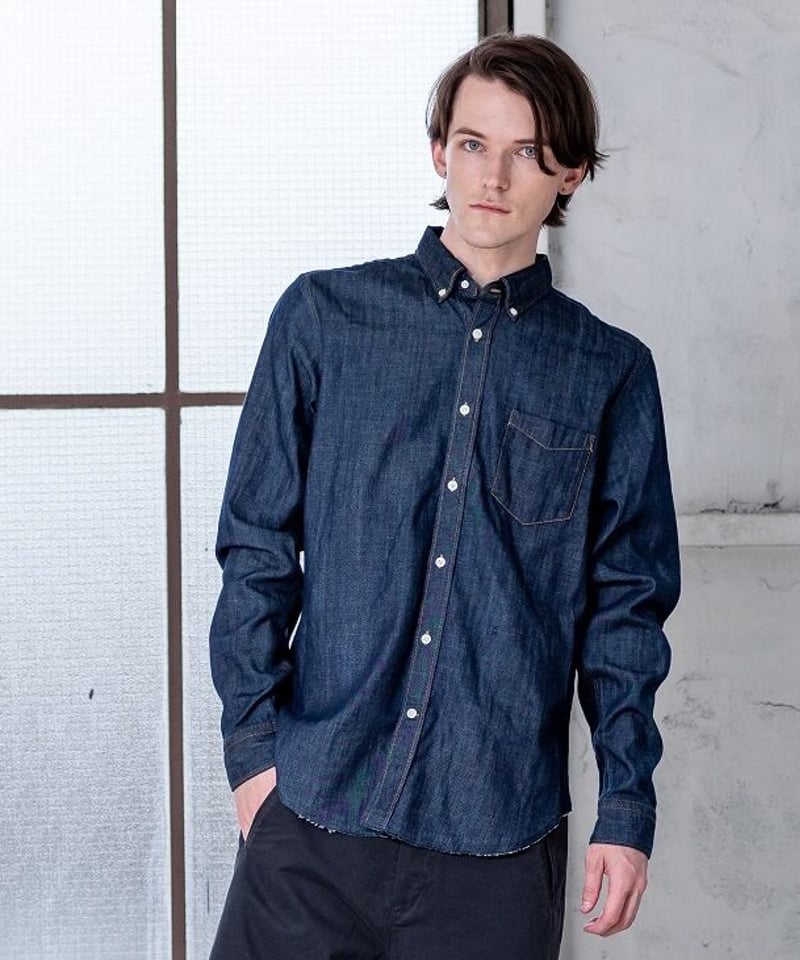 残り僅か】CLOSED Men's/デニムシャツ/ダークブルー | ETTA