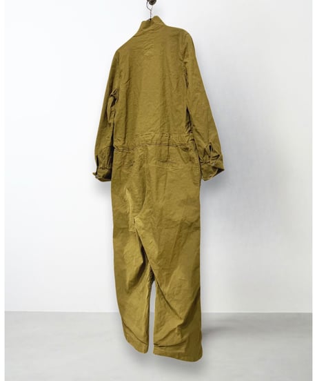 【残り僅か】Aequamente/ｺｯﾄﾝ＆ｳｰﾙ・ﾒﾀﾙJump suit/Olive brown
