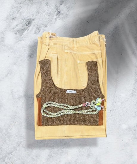 CLOSED/リネンニットタンクTOP/Brasil nut