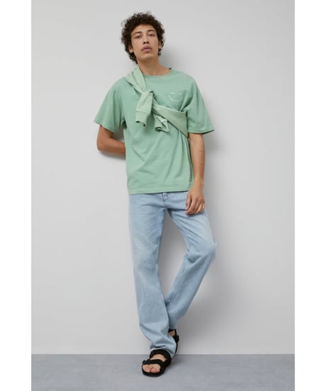 CLOSED Men's/オーガニックロゴ刺繍TEE/Summer mint