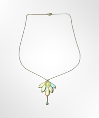 nina des criquets/Mother of Pearl and Maria ネックレス（シルバーチェーン）