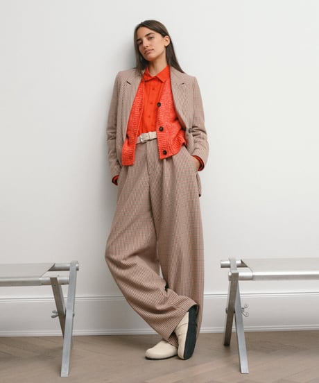 【残り僅か】CLOSED/ウール&コットンニットCardigan/Red