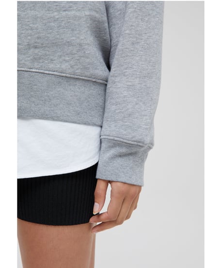 CLOSED/ｵｰｶﾞﾆｯｸ裏毛ｽｴｯﾄ/Logo/ Grey heather melange