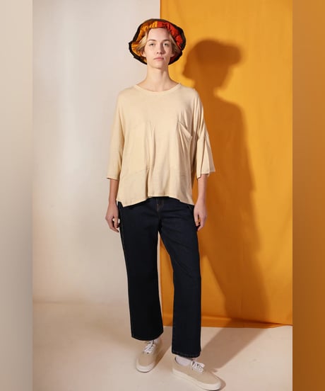 L.F MARKEY/クロップド・ポケットTEE/ベージュ