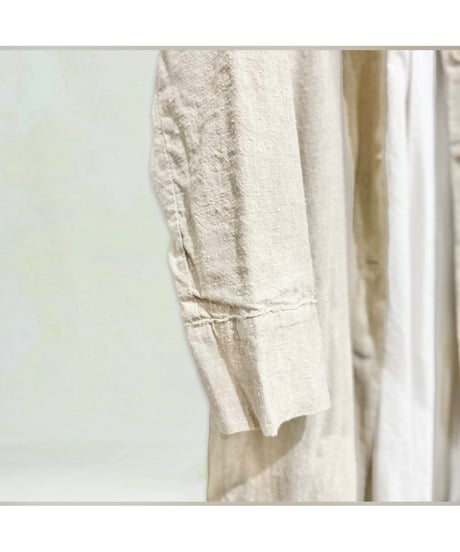 【残り僅か】AEQUAMENTE/リネン＆シルク/ロングジャケット