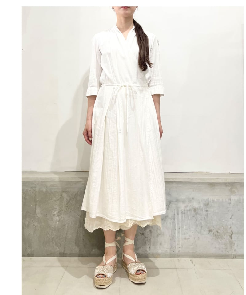 HannohWessel /Lady'sカシュクールドレス/ナチュラル | ETTA
