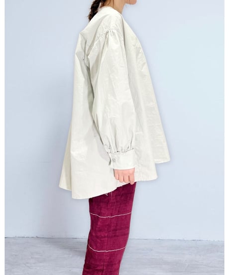 【残り僅か】Aequamente/コットントップス/オイスターグレー