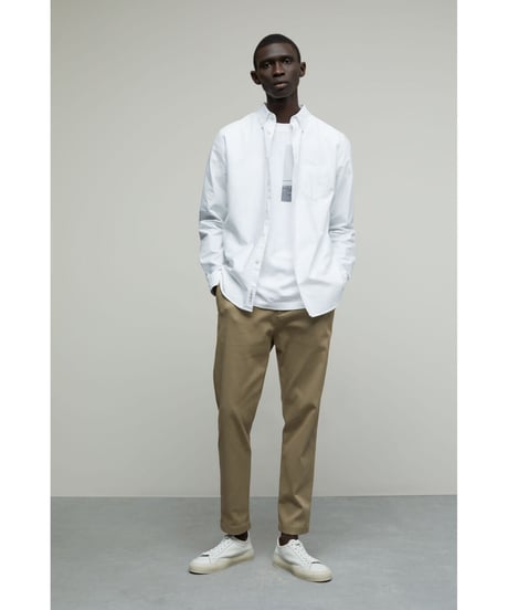 【残り僅か】CLOSED Men's/ﾌﾛﾝﾄﾌﾟﾘﾝﾄT-ｼｬﾂ/White