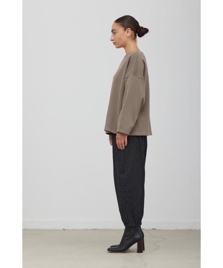 【残り僅か】Dot Relaxed Pants/Cotton 100%/Black