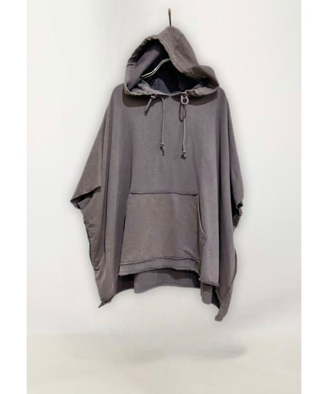 【残り僅か】Box Big Tee フーディー/Cotton100%/Aubergine