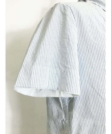 Lady'sコットンシャツ(ブルーストライプ)/HannohWessel/38
