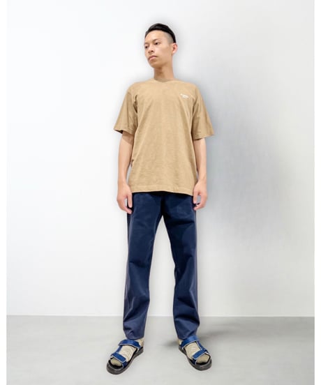 Men'sコットンストレッチパンツ/HannohWessel/ネイビー