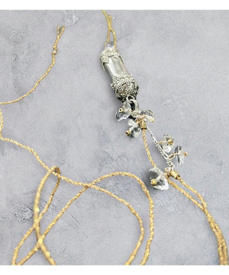 【残り僅か】nina des criquets/Jewelry Box Necklace with Silver 352479/シルバー