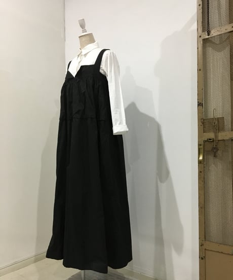 Les filles d'ailleurs／タフタ・ブラックドレス／ロング丈