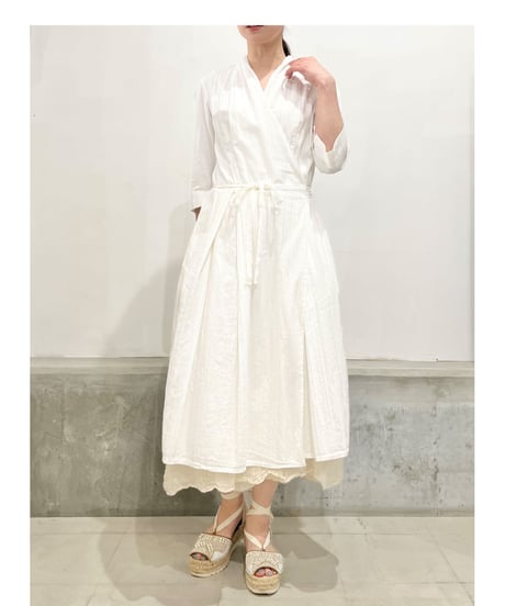 HannohWessel /Lady'sカシュクールドレス/ナチュラル