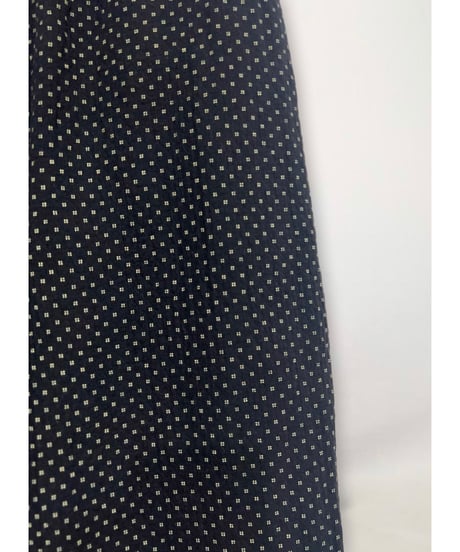 【残り僅か】Dot Relaxed Pants/Cotton 100%/Black