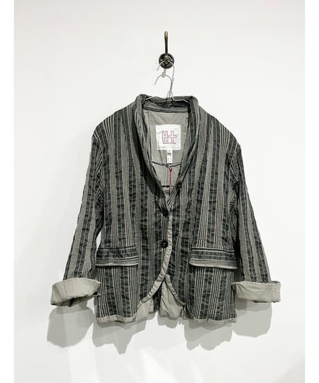 Hannoh wessel/ウール＆コットンショートジャケット/サンドベージュ
