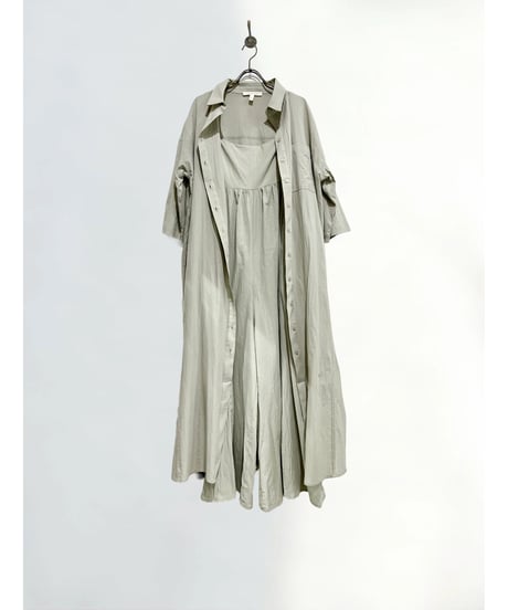 Cotton 100% / Jump suit / Dry Thyme
