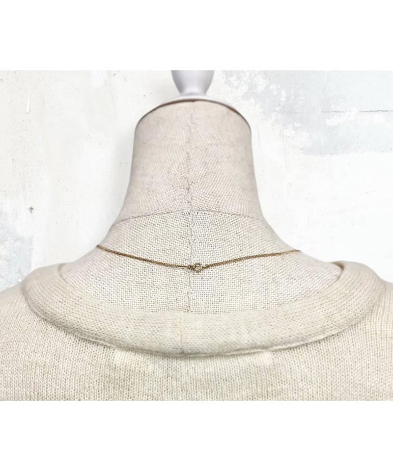 nina des criquets/マザーオブパール&Fang(牙)モチーフ/ネックレス 4S