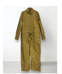 【残り僅か】Aequamente/ｺｯﾄﾝ＆ｳｰﾙ・ﾒﾀﾙJump suit/Olive brown