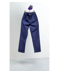 Men'sコットンストレッチパンツ/HannohWessel/ネイビー