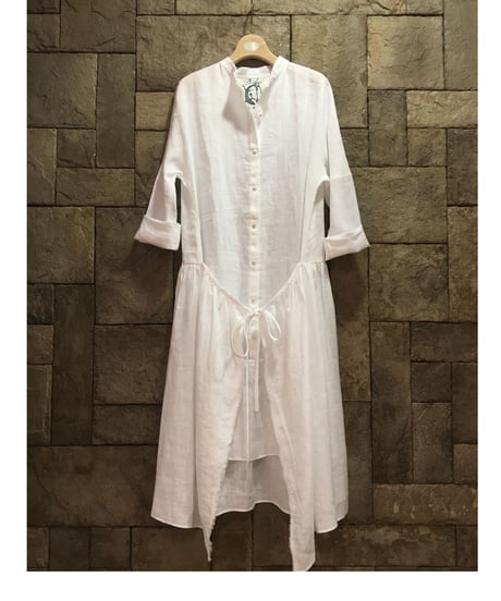 D-due Lab 972V Linen100%ドレス