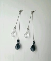 LA213 ブラック ピアス