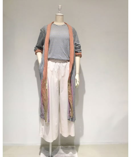 コットン＆リネンカーディガン／アランチャ＆アズーロ