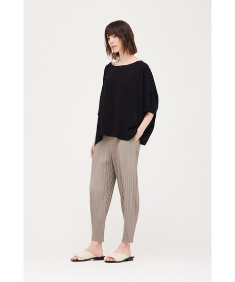 【残り僅か】Pleated Pants/Fawn グレージュ