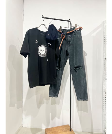 Tee Library/スーピマコットンTシャツ/Mood Black