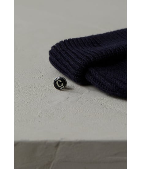 CLOSED/ニットキャップ/Ivory ＆Navy