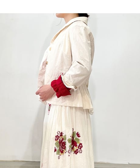 HannohWessel /バイオ&リサイクルコットンジャケット/Ivory