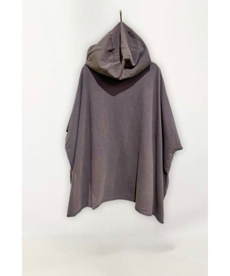 【残り僅か】Box Big Tee フーディー/Cotton100%/Aubergine