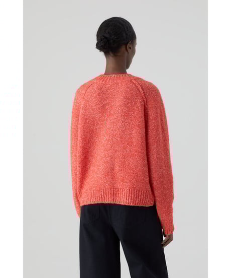 【残り僅か】CLOSED/ウール&コットンニットCardigan/Red