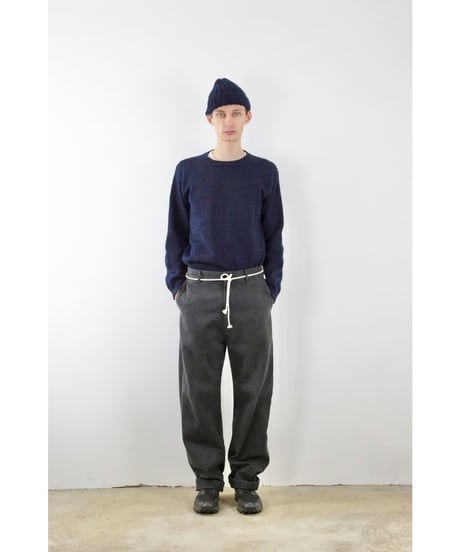 VONSONO/ｱﾙﾊﾟｶ&ｵｰｶﾞﾆｯｸｳｰﾙ・Beanie/Navy