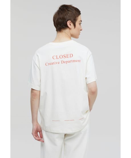 【残り僅か】CLOSED/Organic logoTシャツ/Cream